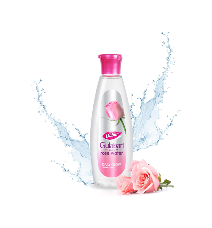 Dabur Rose Water Gulabari – 100% Pure & Natural Rose Water for Skincare & Culinary Use – Available on Worldfoodhub