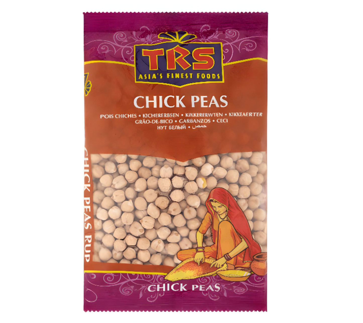 Premium TRS Chick Peas – High-quality chickpeas for curries, salads, and vegetarian dishes – Available at Worldfoodhub.