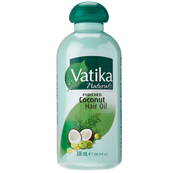 Vatika Enriched Coconut Hair Oil Bottle available at WorldFoodHub