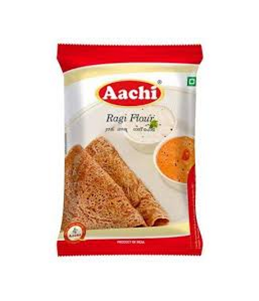 Buy AACHI Ragi Flour (Roasted) 1Kg Online at Worldfoodhub | Premium Quality Finger Millet Flour