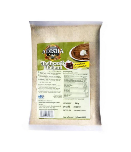 Buy Adisha Thalipeeth Bhajani Flour online at Worldfoodhub | Authentic Maharashtrian Multigrain Flour for Thalipeeth