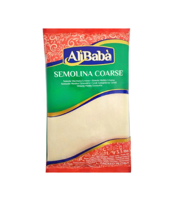 Ali Baba Semolina Coarse – Premium quality semolina for baking and cooking, available at WorldFoodHub