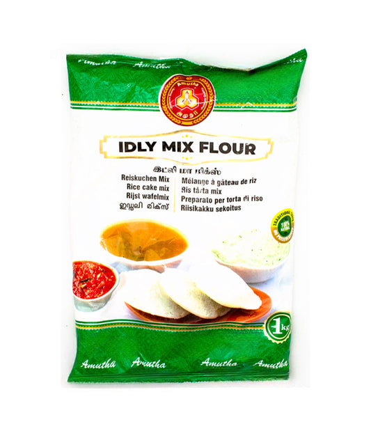 Buy Amutha Idly Mix Flour online at Worldfoodhub | Authentic South Indian Idli Batter Mix for Soft & Fluffy Idlis