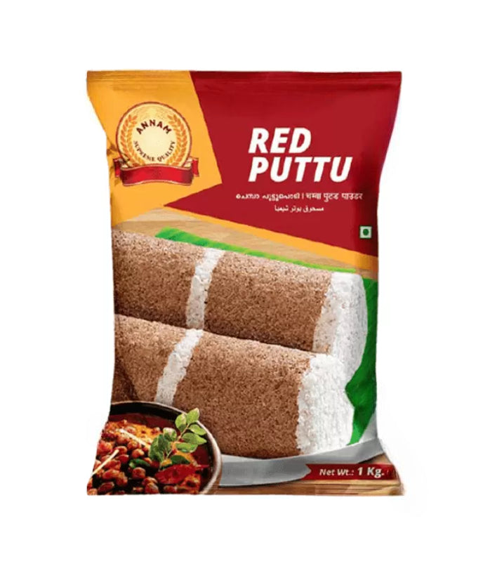 Buy Annam Red Puttu Flour Roasted online at Worldfoodhub | Authentic South Indian Breakfast Flour