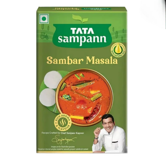 Tata Sampann Sambhar Masala available at WorldFoodHub for authentic South Indian cooking