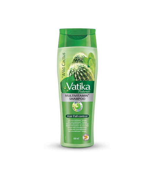 Dabur Vatika Wild Cactus Shampoo – Strength & Nourishment for Damaged Hair | Buy Online at WorldFoodHub