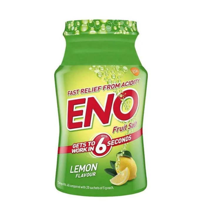 Eno Fruit Salt Lemon for quick acidity relief available at Worldfoodhub