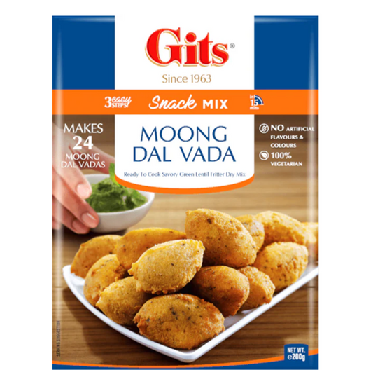 Gits Moong Dal Vada Mix 200g – Traditional Indian snack mix available at World Food Hub
