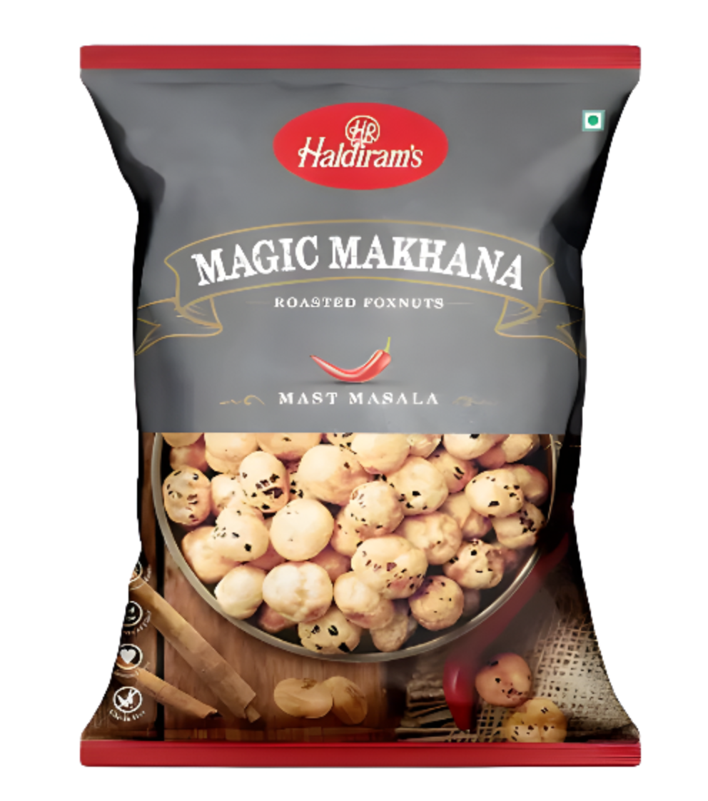 Haldiram’s Magic Makhana Mast Masala – Crispy Roasted Lotus Seeds Available at Worldfoodhub