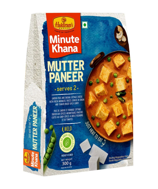 Haldiram’s Ready-To-Eat Mutter Paneer Tofu - Worldfoodhub
