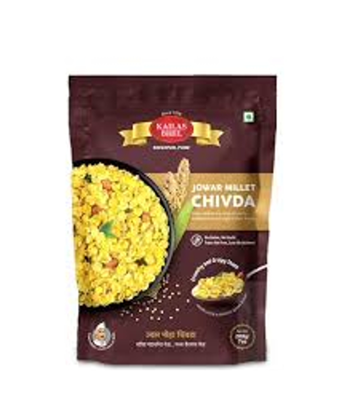 Buy Kailas Bhel Special Jowar Millet Chiwda Online at Worldfoodhub | Healthy & Crispy Snack