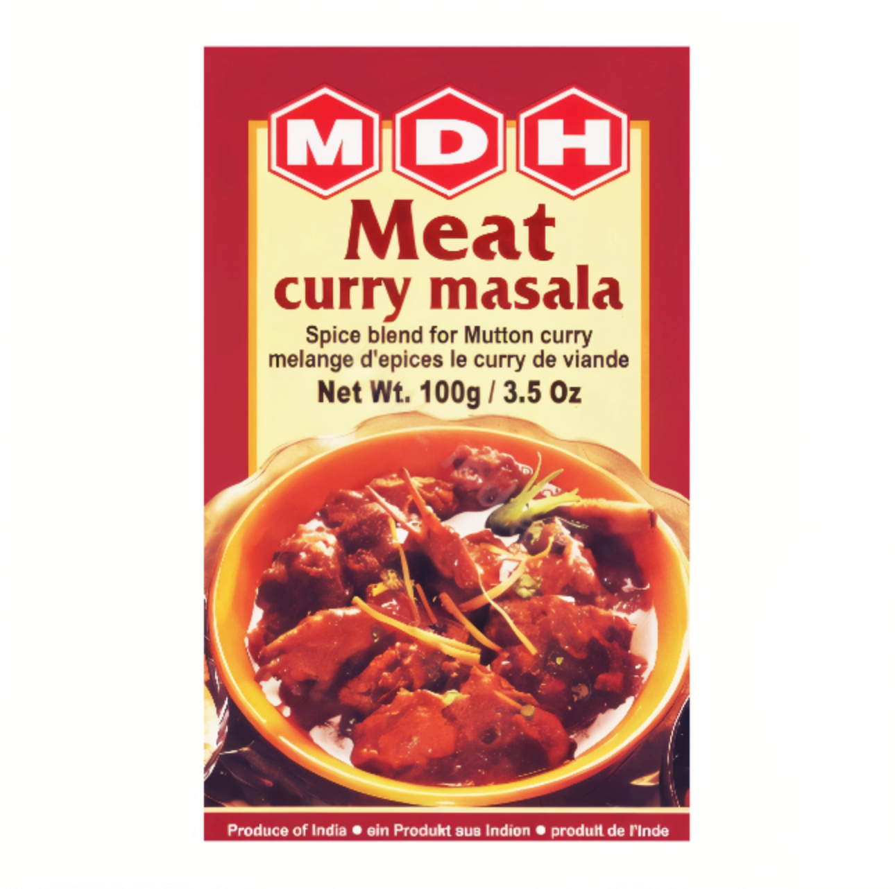 MDH Meat Curry Masala 100g - Authentic Indian Meat Curry Spice Blend at Worldfoodhub