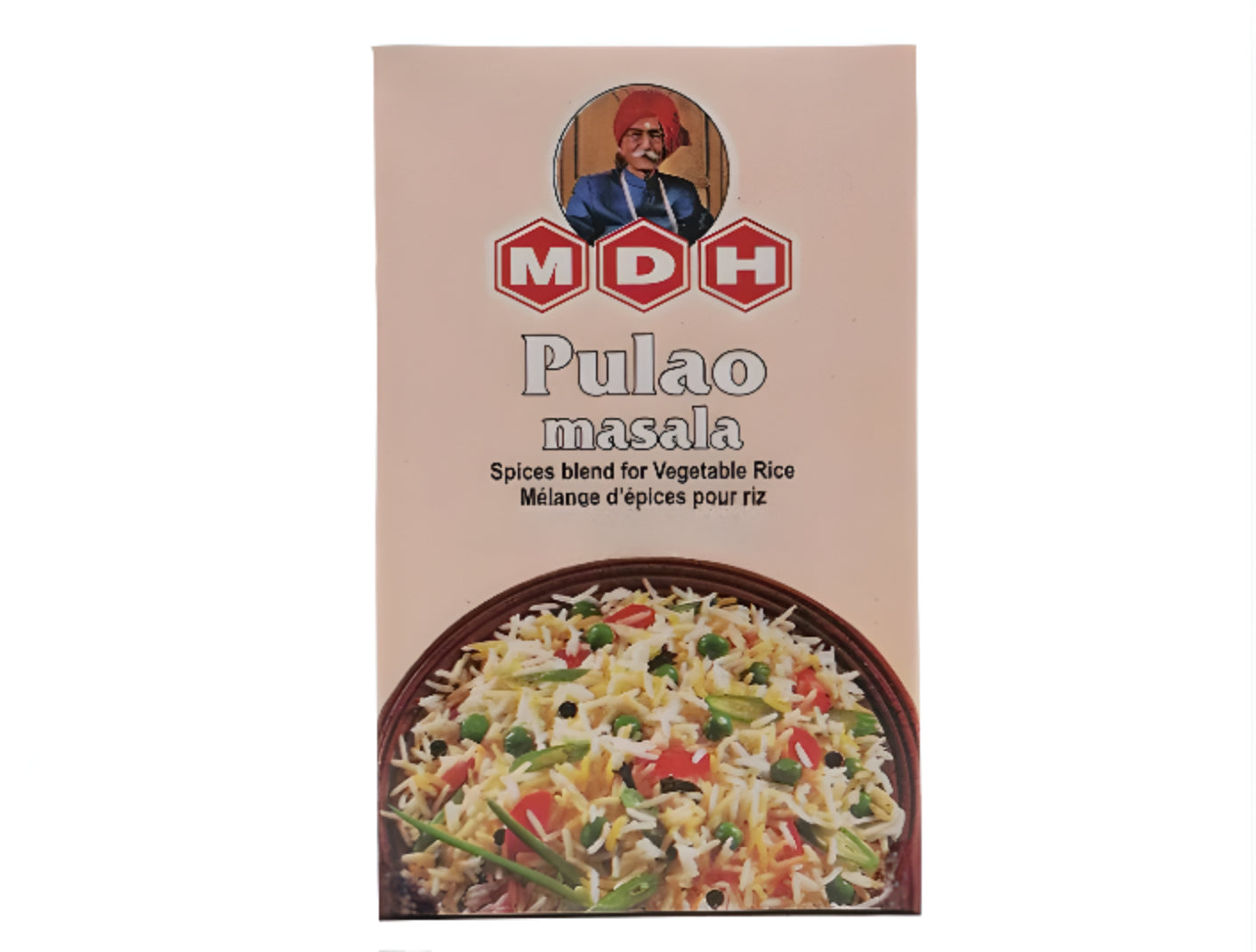 MDH Pulao Masala 50g pack – Authentic spice blend for aromatic rice dishes available at Worldfoodhub.