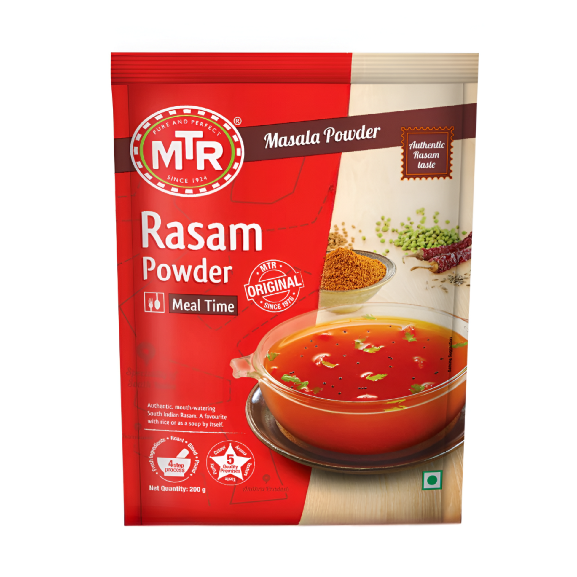 MTR Rasam Powder – Authentic South Indian Spice Mix at WorldFoodHub