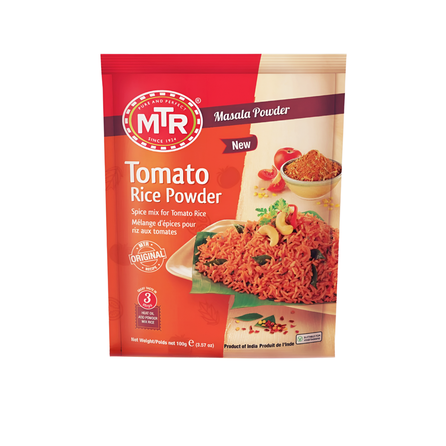 MTR Tomato Rice Powder – 100g Pack Available at Worldfoodhub