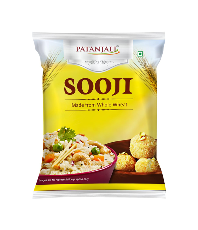 Patanjali Sooji Suji Rawa – Premium quality semolina available at WorldFoodHub