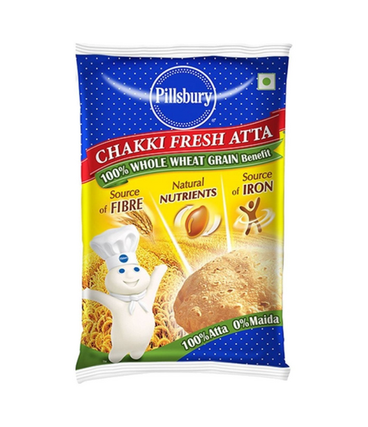 Buy PILLSBURY Whole Wheat Flour online at Worldfoodhub | 100% Natural Atta for Soft Rotis & Healthy Baking