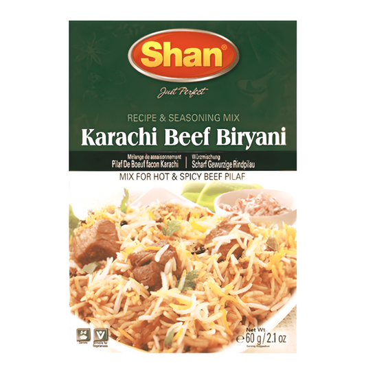 Shan Karachi Beef Biryani Masala - 60g Pack