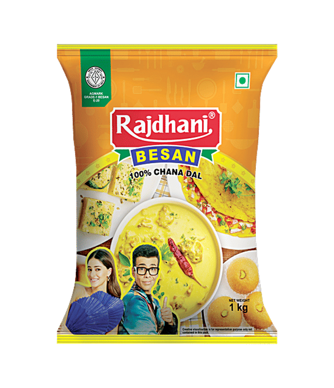 Buy Rajdhani Gram Flour (Besan Atta) Online at Worldfoodhub | Premium Quality Chickpea Flour for Cooking and Baking