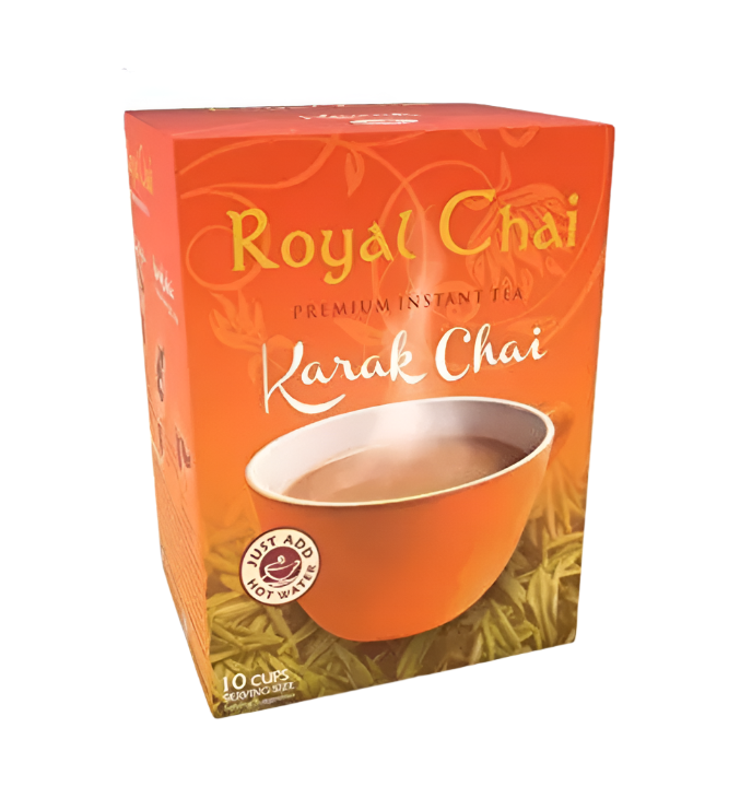 Royal Chai Karak Unsweetened Instant Tea with Saffron