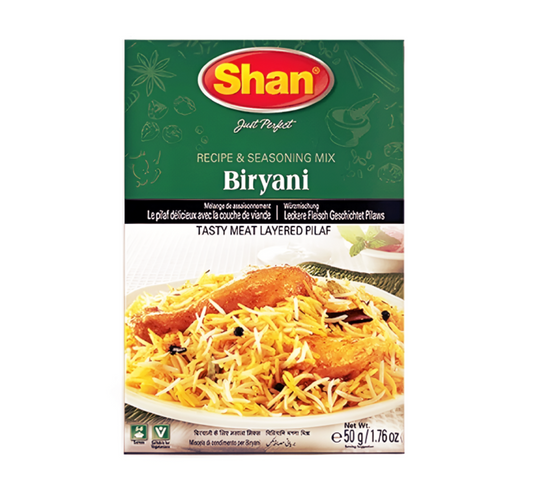 Shan Biryani Masala 50g - Authentic Biryani Spice Blend Available at WorldFoodHub