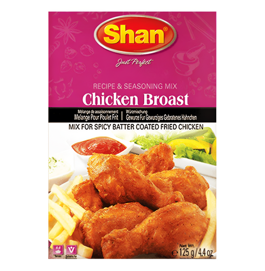 Shan Chicken Broast Masala 125g – Authentic Spice Mix for Flavorful Broast Chicken