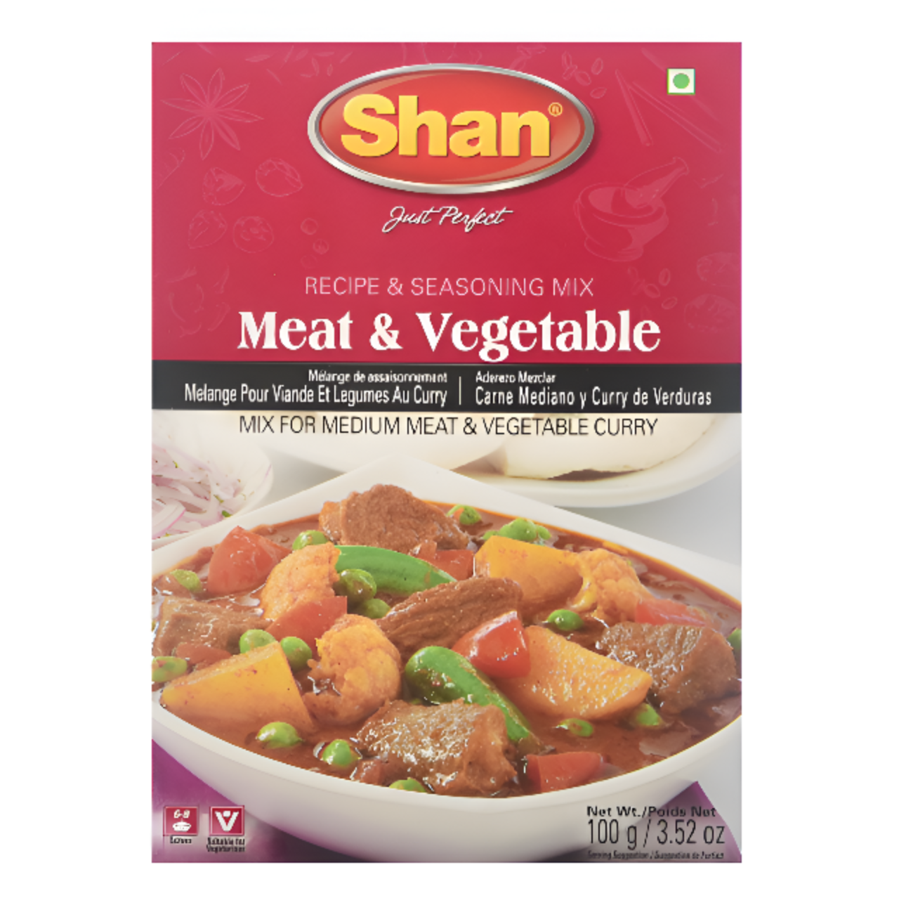 Shan Meat and Vegetable Masala - Authentic Spice Blend for Meat and Vegetable Dishes by WorldFoodHub