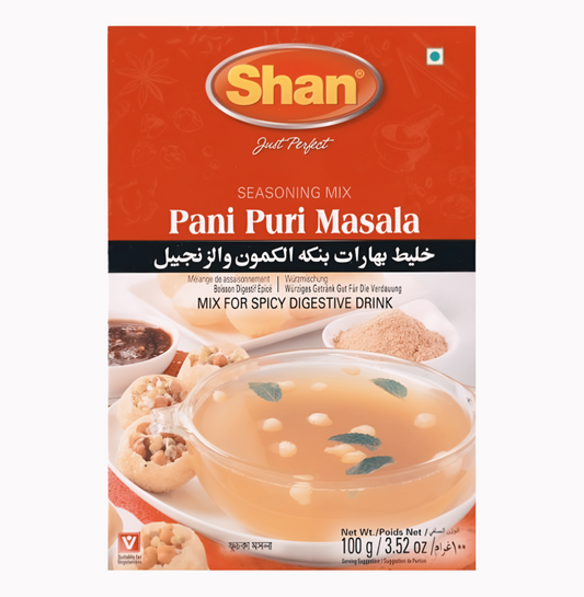 Shan Pani Puri Masala 100g - Authentic Indian Street Food Mix | Worldfoodhub