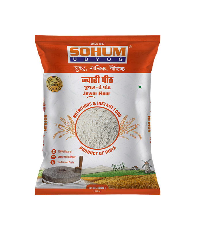  Buy Sohum Juwar Peeth (Sorghum Flour) - 1kg online at Worldfoodhub | Gluten-Free & High in Fiber