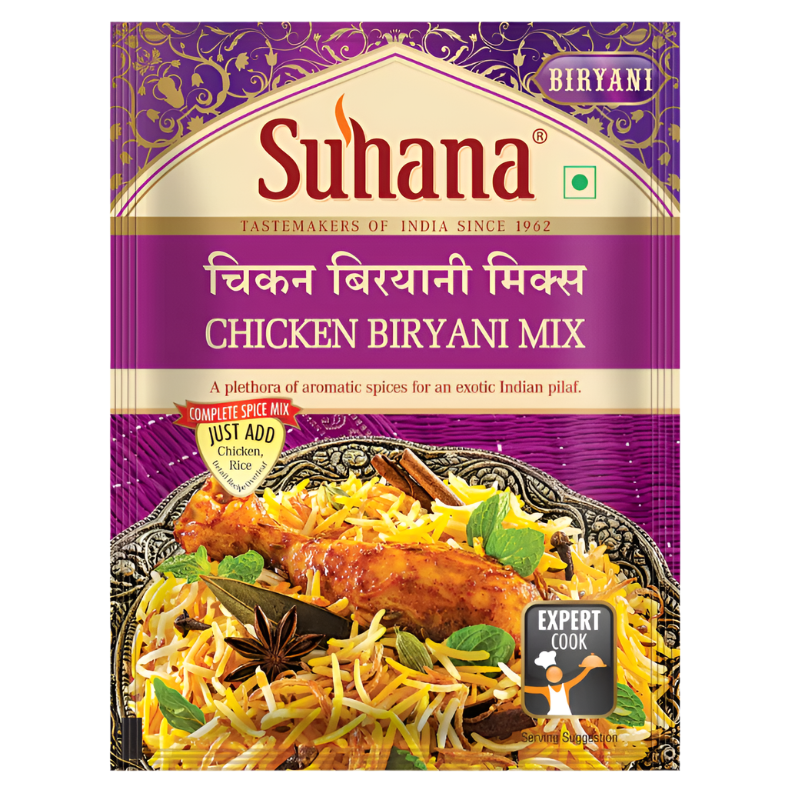 Suhana Chicken Biryani Mix – Authentic Indian Spice Blend for Perfect Chicken Biryani