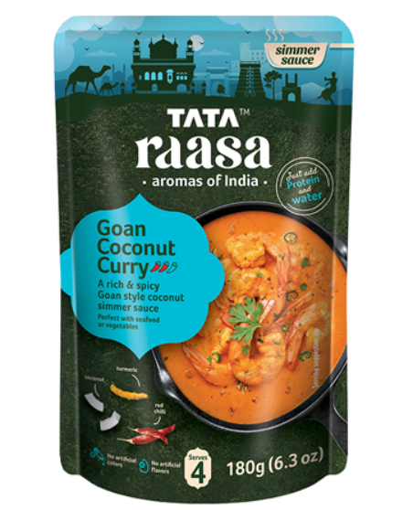 TATA RTE Raasa Goan Coconut Curry 300g – Authentic Indian Coconut Curry from Worldfoodhub