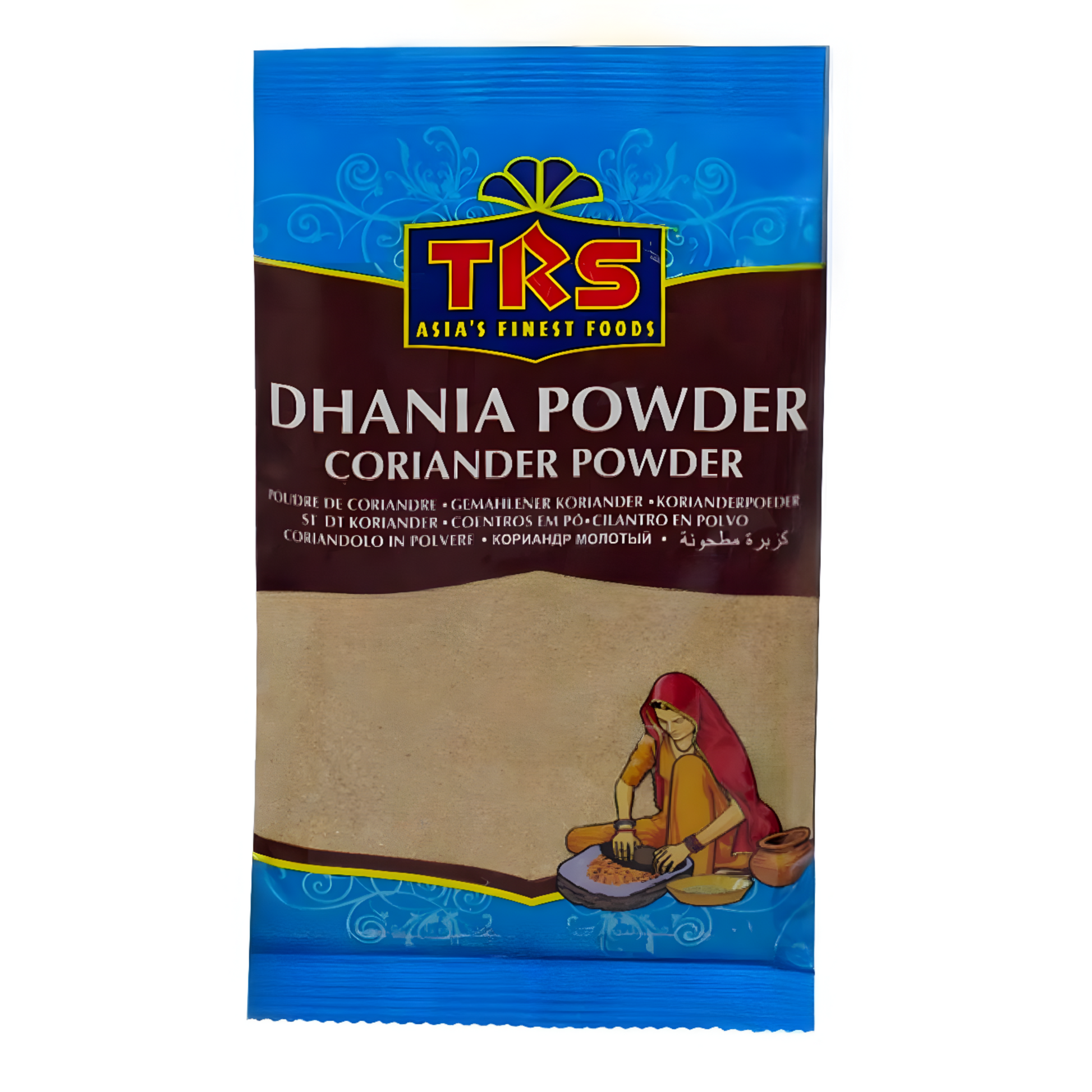 Premium TRS Dhania Coriander Powder - Fresh, Aromatic, and Nutrient-Rich Indian Spice at WorldFoodHub