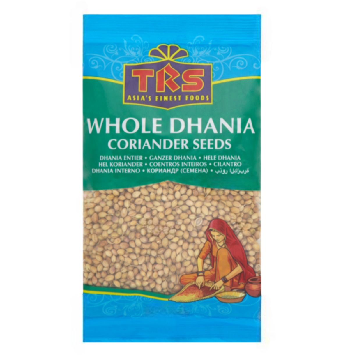 TRS Dhania Whole Coriander - Premium Quality Aromatic Spice Available at WorldFoodHub