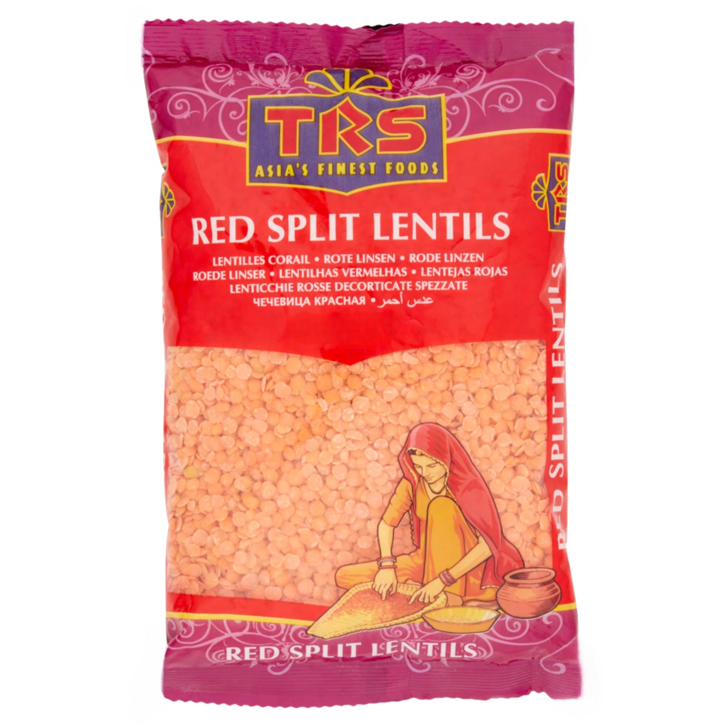 TRS Red Lentils - Premium Quality, 100% Natural, High Protein | WorldFoodHub