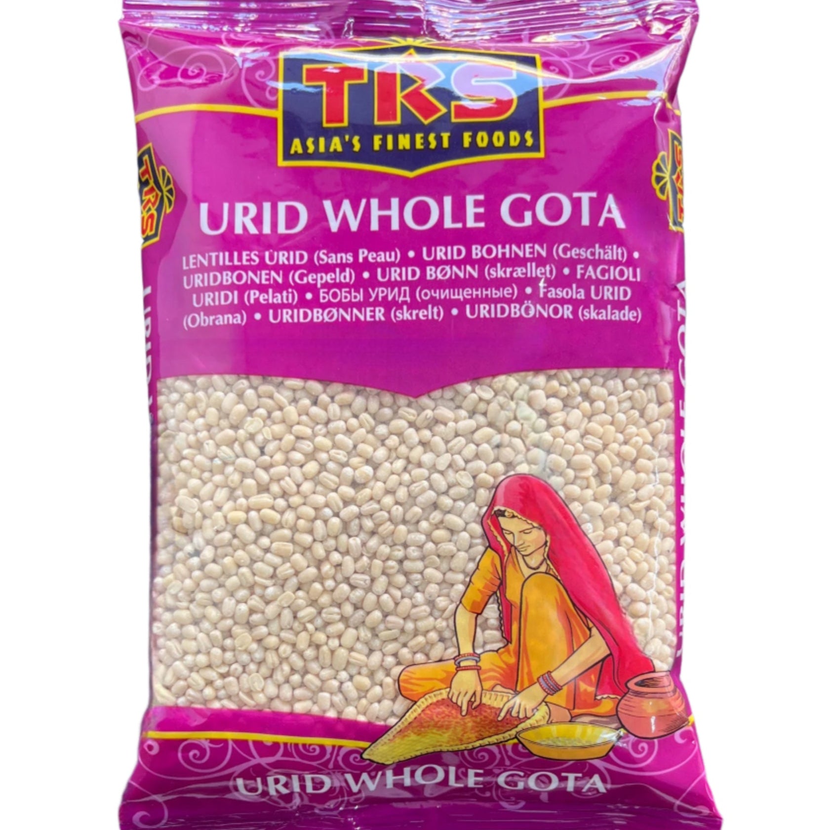 TRS Urid Whole Gota – Premium Indian Black Lentils available at WorldFoodHub