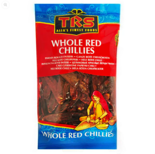 TRS Whole Red Chilli Long (Birdseye) 500g Pack – Extra Hot Dried Chillies at World Food Hub