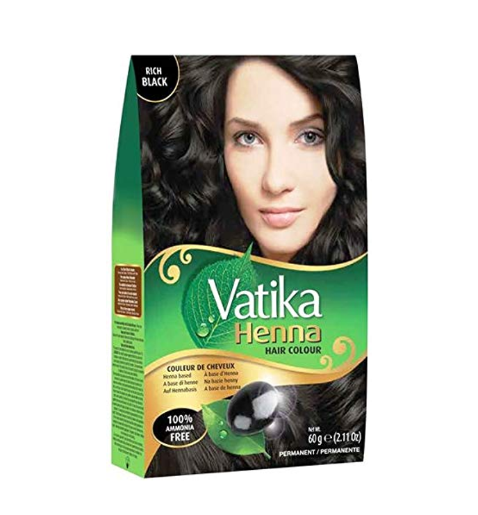 Vatika Henna Hair Colour Jet Black – Natural and Long-Lasting Hair Dye at WorldFoodHub