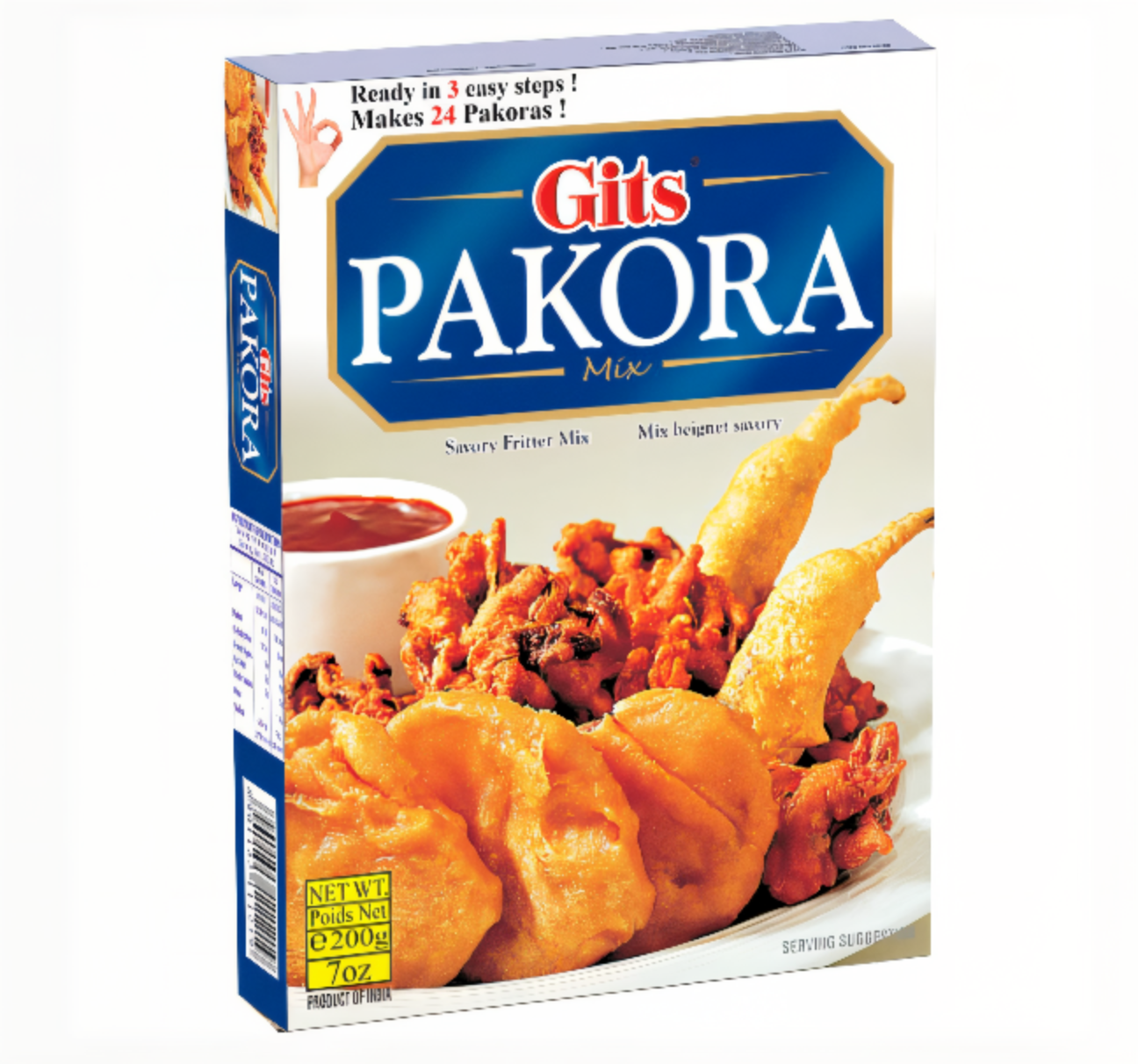 Gits Pakora Mix 200g available at Worldfoodhub – Authentic Indian Pakora Flour