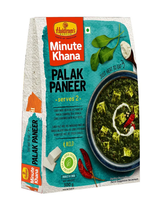 Haldiram's RTE Palak Paneer Ready-to-Eat Meal at Worldfoodhub
