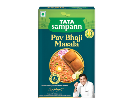 Tata Sampann Pav Bhaji Masala available at WorldFoodHub – Authentic spice blend for Indian cooking