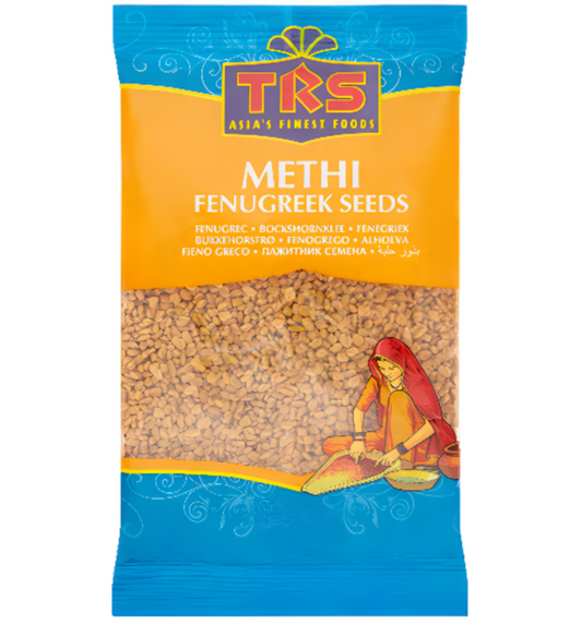 TRS Methi Seeds 100g available at Worldfoodhub for authentic Indian dishes.